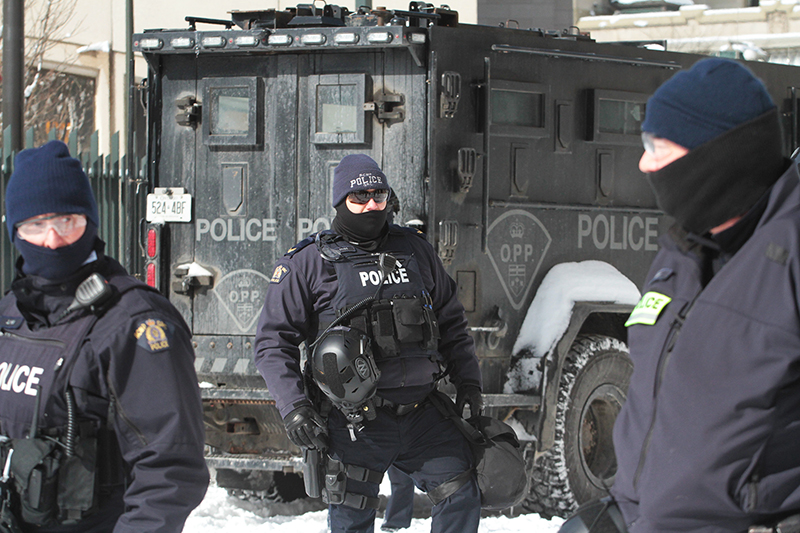 Freedom Convoy : Truckers Protest : Ottawa, Canada : Richard Moore : Photographer : Photojournalist